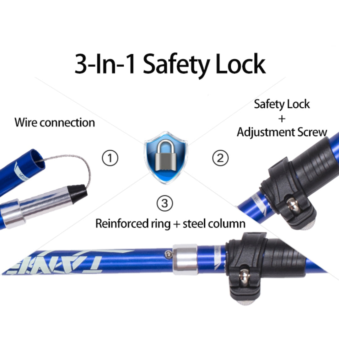 Telescopic Hiking Pole - Aluminum Alloy