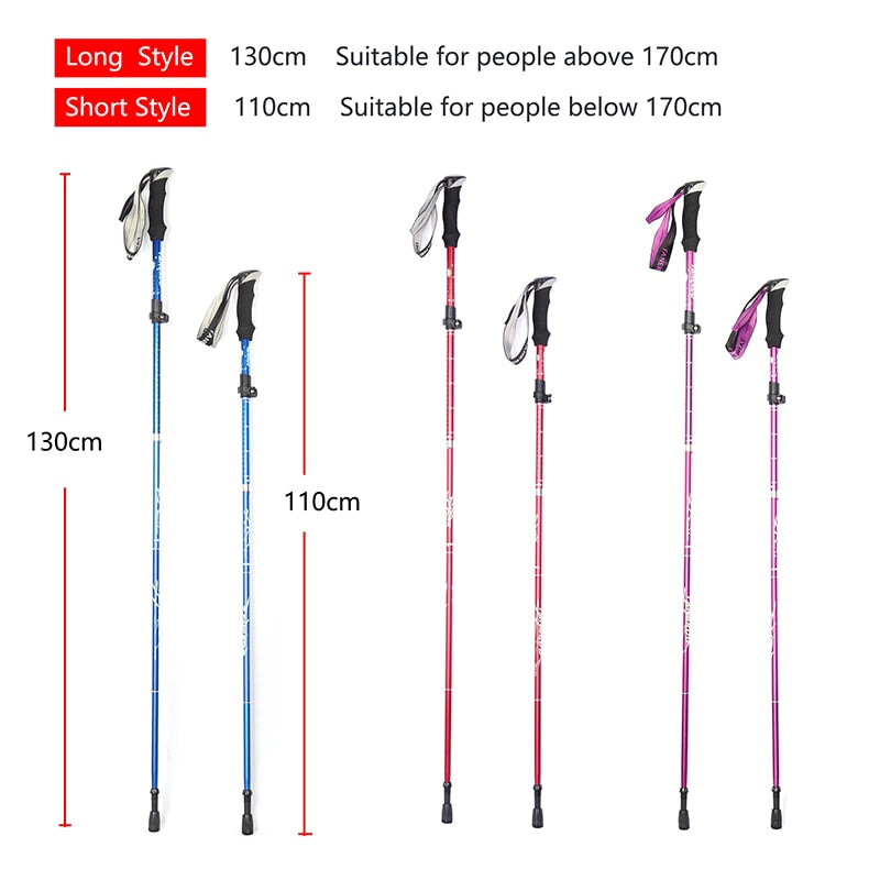 Telescopic Hiking Pole - Aluminum Alloy