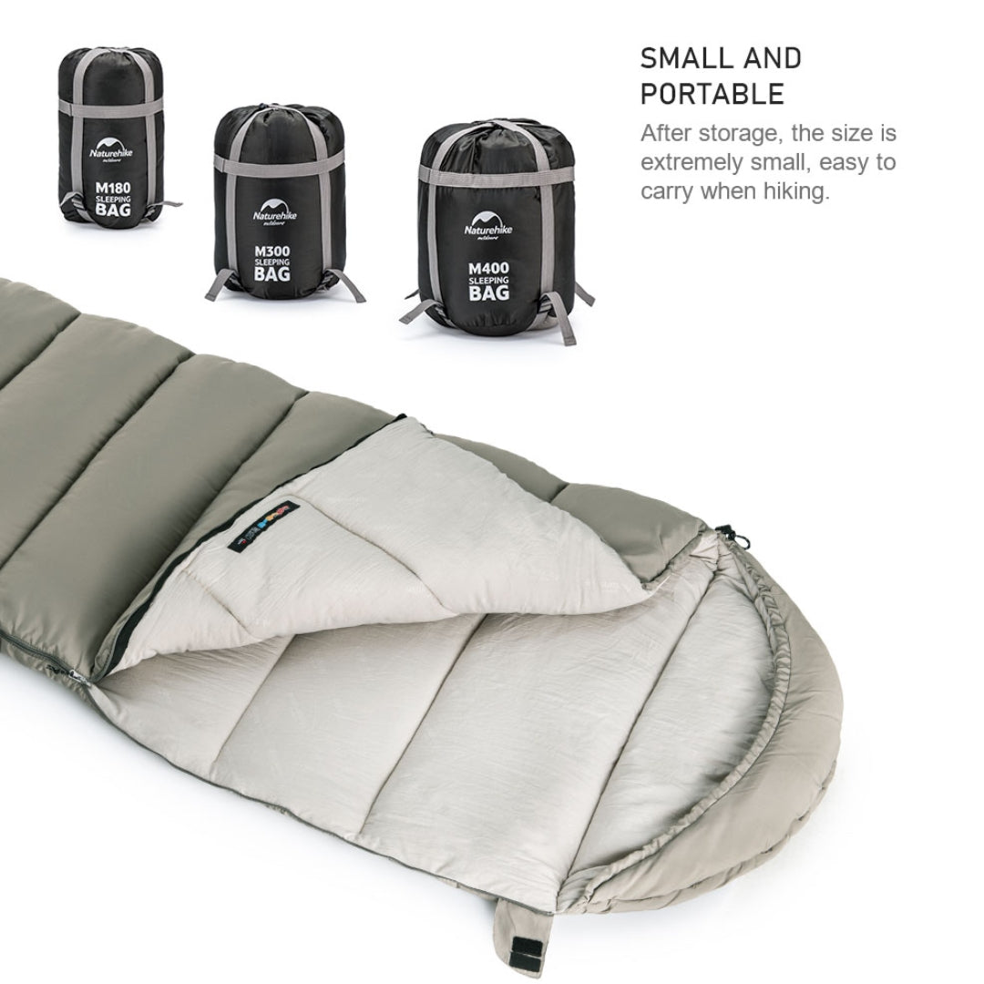 Comfy Lightweight Sleeping Bag - Apricoat approved.
