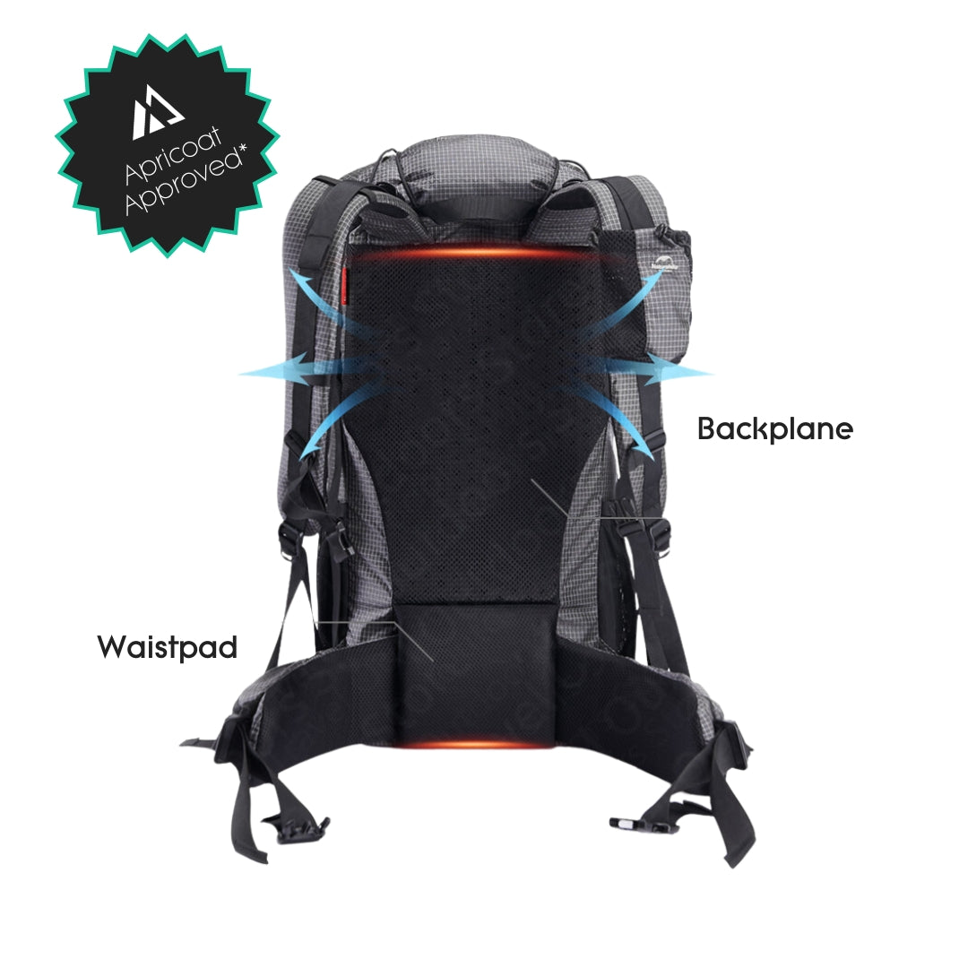 Trekker Backpack 60L+5L Tear-Resistant - Apricoat Approved